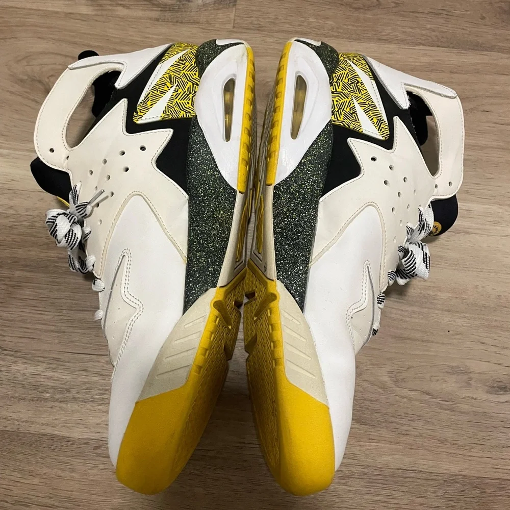 Nike Air Tech Challenge Huarache White Tour Yellow Mens size 13 Aggasi